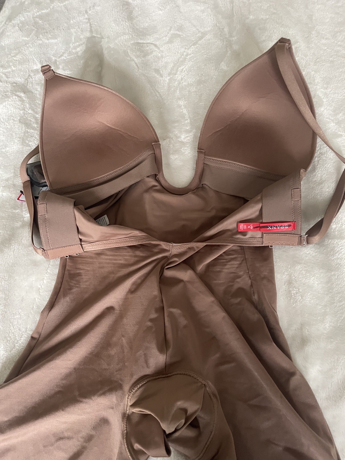Spanx Suit Your Fancy Plunge Low-Back  Bodysuit size Large bnwt RRP £132 image 2