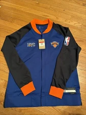 NEW Nike City Edition New York Knicks Full Zip Shooting Jacket Sz L Team Issued
