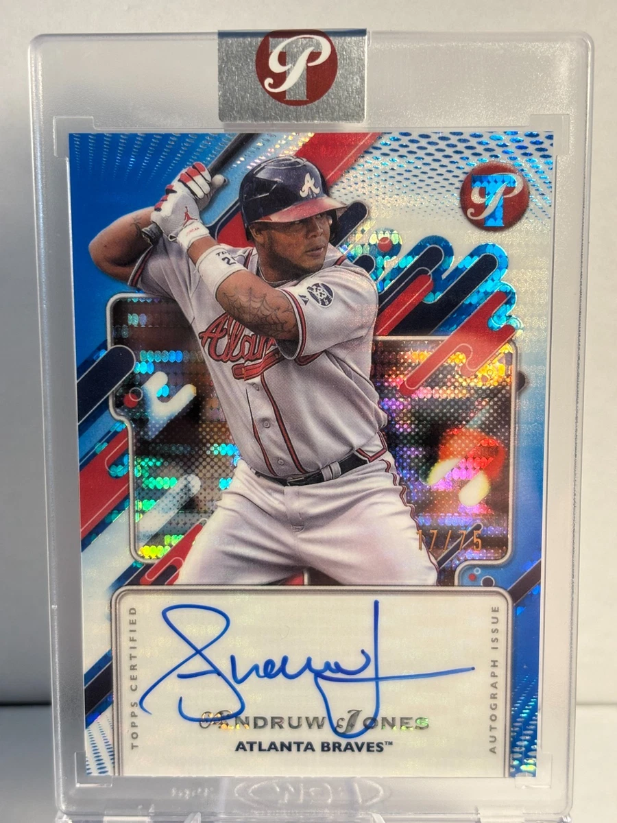 Andruw Jones Baseball Autographed Sports Trading Cards