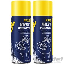 2x 450ml MANNOL RUST DISSOLVER 9932 ROSTLÖSER KRIECHÖL MULTIFUNKTIONSÖL ÖL SPRAY