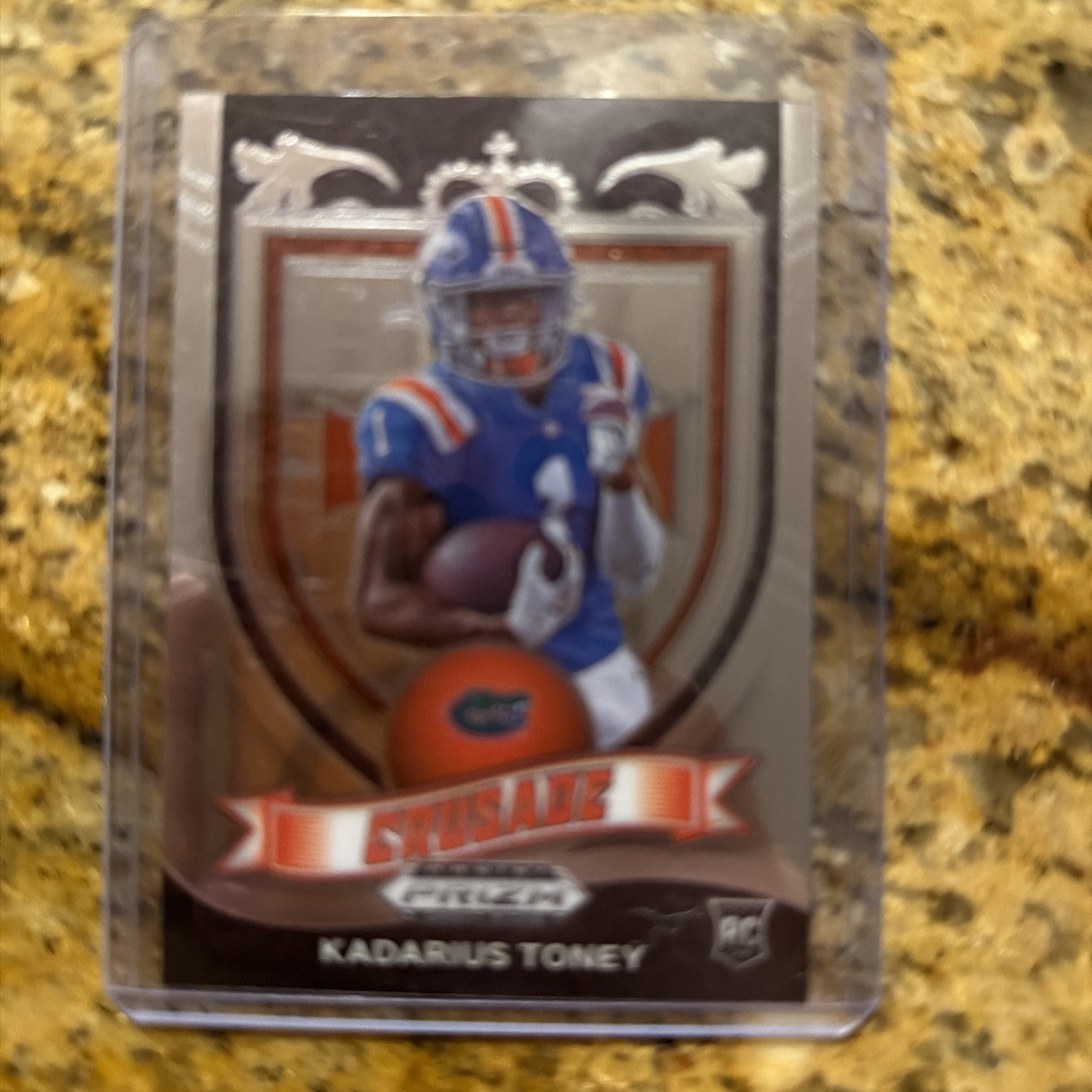 2021 Panini Prizm Draft Picks - Crusade Kadarius Toney #176 Silver Prizm (RC)