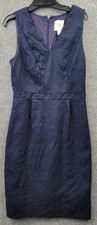 J Crew Suiting Womens Blue Dress Size 4 Sleeveless Great for the Office