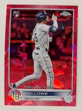 2022 Topps Update Sapphire JOSH LOWE Red /5 US255 Chrome RC