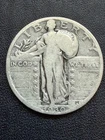 1930   Philadelphia   Mint Silver Standing Liberty Quarter  lot # 2035