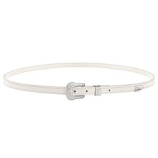 Cowboy Hat Bands for Men Women Western/Fedora/Panama/Straw Beige Silver Buckle