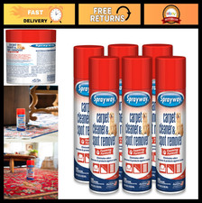 Pet Carpet Cleaner Spray, 19oz Pack of 6 Foaming Action, Deep Clean Stains O