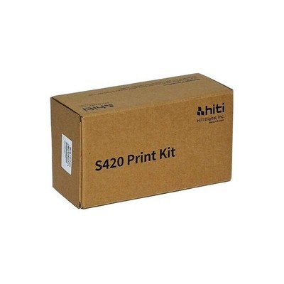HiTi Kit Verbrauchsmaterial Black Edition Für S420 Drucker, 100 Blatt 10x15 cm
