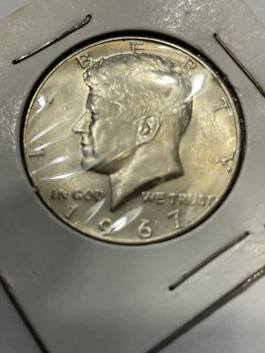 1967-P Kennedy Half Dollar, 40% silver, Uncirculated
