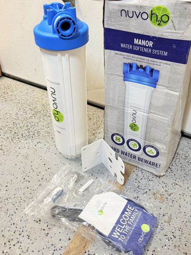 NuvoH20 Manor Water Softener System-Prevents Hard Water Scale,Salt Free