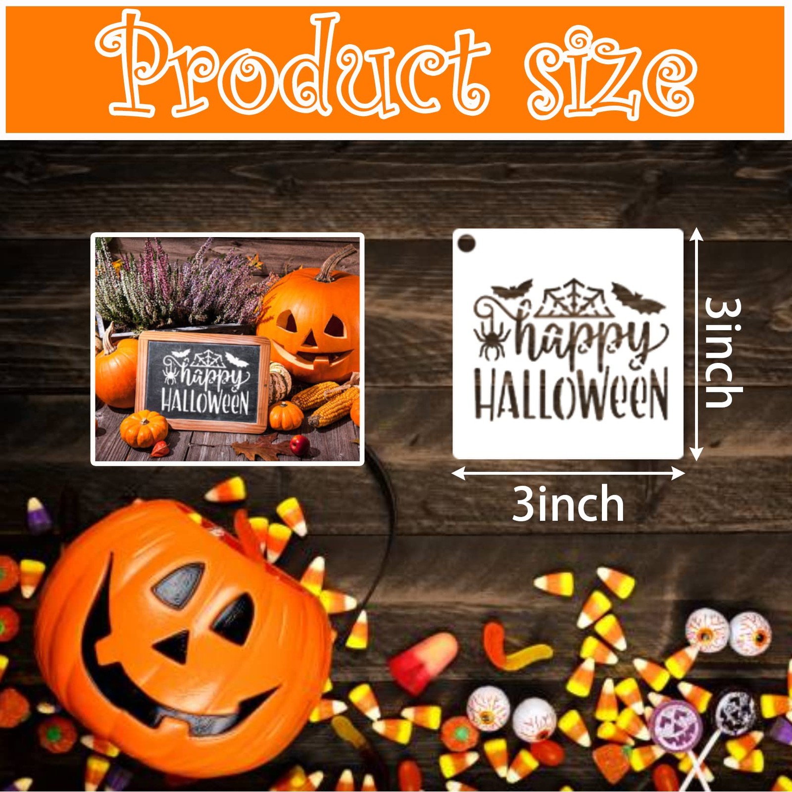 Stencils for Painting on Wood Reusable 3 Inch Reusable Stencil Craft Ornament