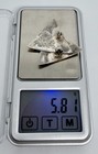 Vintage Large Southwestern Sterling Silver Triangle Stud Earrings — photo 6