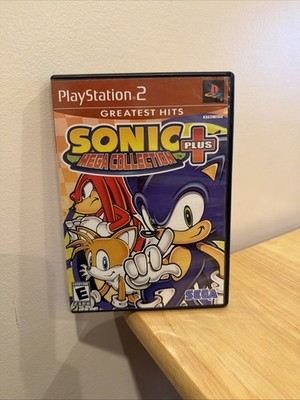 Sonic Mega Collection Plus Sony PlayStation 2 PS2 Greatest Hits Game Complete!