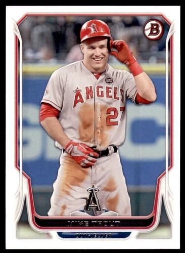2014 BOWMAN STAR CARD MIKE TROUT ANAHEIM ANGELS #168