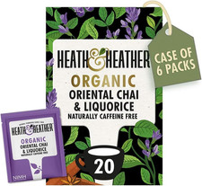 Heath & Heather - Organic Oriental Chai & Liquorice Tea ? Spiced Herbal Blend wi