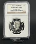 2003 S Silver Kennedy Half Dollar Proof NGC PF 70 Ultra Cameo