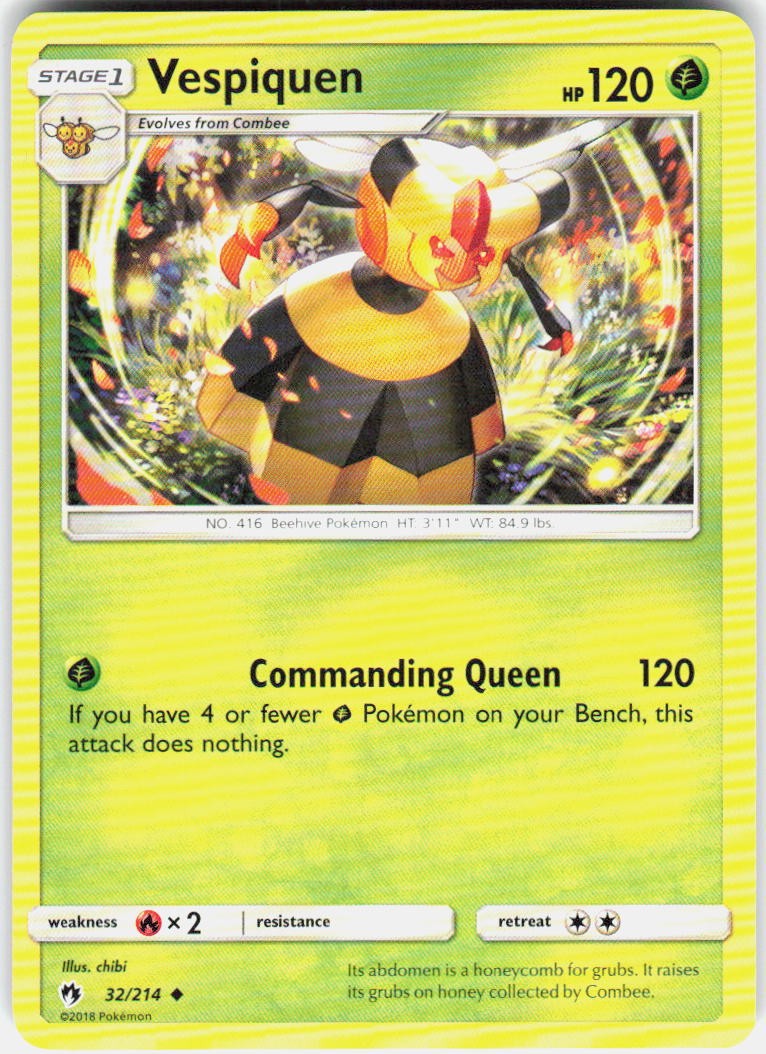 Vespiquen 32/214 SM Lost Thunder Pokemon
