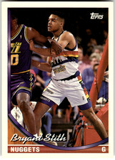 1993-94 Topps #67 BRYANT STITH Denver Nuggets NBA Basketball
