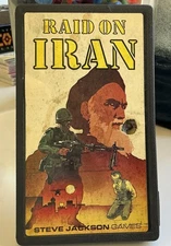 1980 Raid on Iran Pocketbox War Game from Steve Jackson Games 1150N - UNPUNCHED