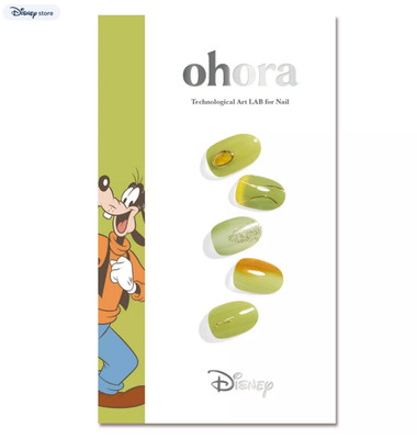 Disney store [ohora] Goofy Nail Stickers Semi-Cure Gel Nails NP-036-JC