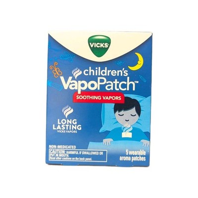 Vicks Children's VapoPatch Soothing Vapors 5 Wearable Aroma Patches Long Lasting