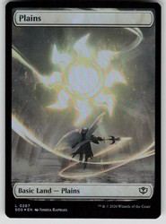 Plains (0267) Full Art Foil - Secrets of Strixhaven
