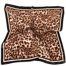Women's Large Square Satin Scarf 35x35 inch Silk Like Hair Head Sleeping Wrap