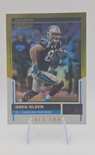 2017 Score - Greg Olsen #100 Gold Zone /50