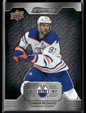 2023-24 Upper Deck Engrained Ebony 18/49 Connor McDavid #1