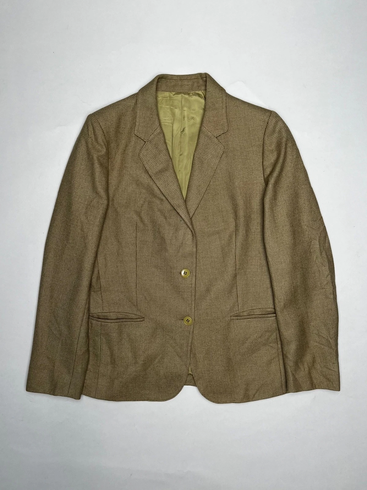 Burberry Vintage Wool Blazer Beige Xs/S