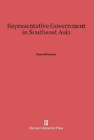 Rupert Emerson | Representative Government In Southeast Asia | Buch | Englisch