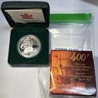 2004 Proof .999 Silver Canada Dollar Royal Canadian Mint 400th Anniv COBM-4143
