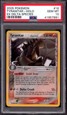 2005 Pokémon EX Delta Species Tyranitar-Holo #16 PSA 10 GEM MINT