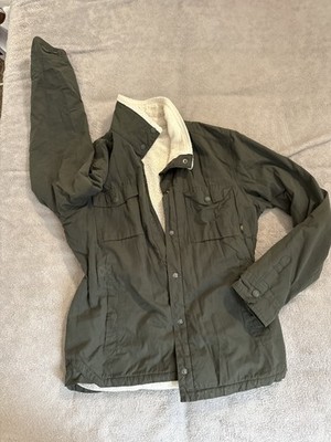 Outdoor Research Fleece Lined Shacket Men's M Green Field Jacket OR Utilitity