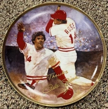 PETE ROSE CINCINNATI REDS Gartlan Signed Plate Limited ED New BASEBALL