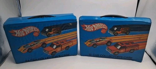 Vintage 1975 Hot Wheels 24 & 12 CAR Collector's CASE - Case ONLY - READ