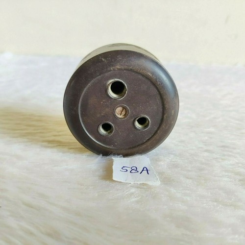 Vintage Vitreous Khosla Alfa Bakelite Ceramic Electric Plug Working 1 Pc 58A - Picture 2 of 9