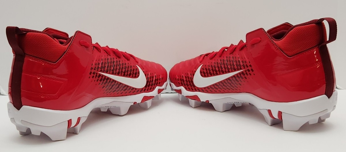 Nike Mens Alpha FastFlex , Football Cleats, AQ7653-600 Red/White