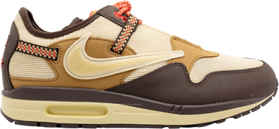 Size 13 - Nike Air Max 1 x Travis Scott Low Baroque Brown