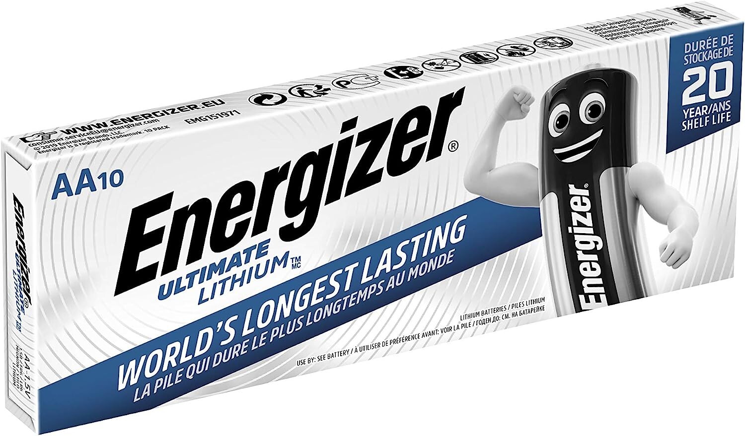Energizer AA Lithium Batteries 4 Pack Premium Power Long Shelf Life - Image 16