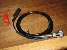 RF/AF Test Cable, for Heathkit and EICO, microphone to alligator