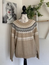 Original Weatherproof Vintage sweater cream color Size Lrg