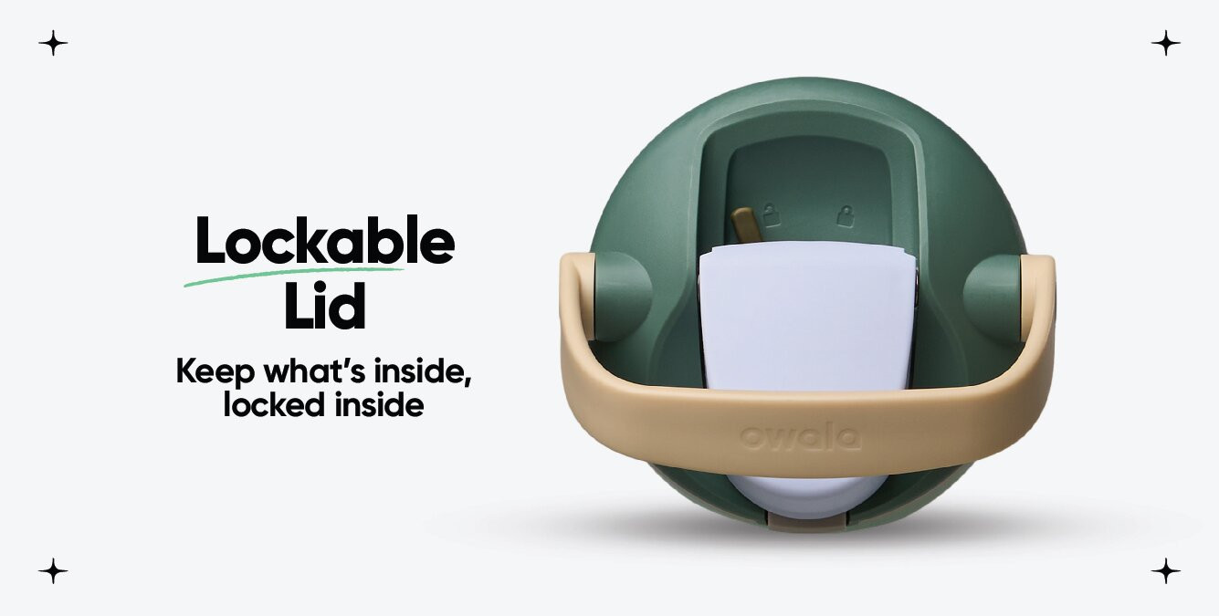 Owala FreeSip SWAY Stainless Steel Insulated Water Bottle, 30oz, Sugar High.