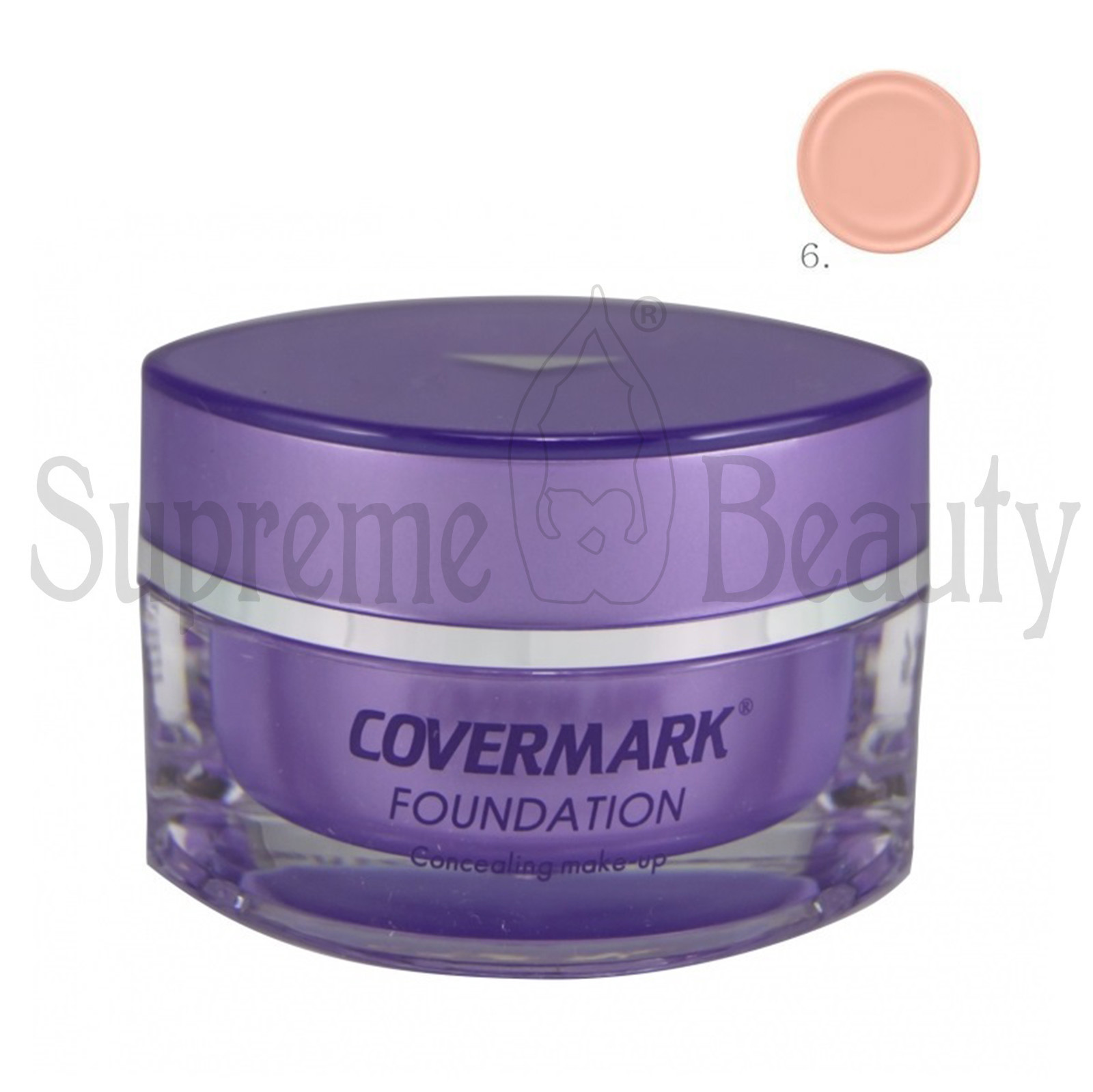 COVERMARK FOUNDATION FONDOTINTA VISO CORPO CAMOUFLAGE ESTETISTE COLORE 6 15 ML