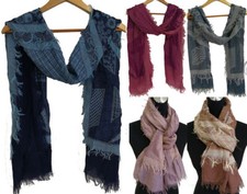 AU SELLER Vintage BOHO Style Soft Cotton & Linen Wrap SCARF/SHAWL sc076