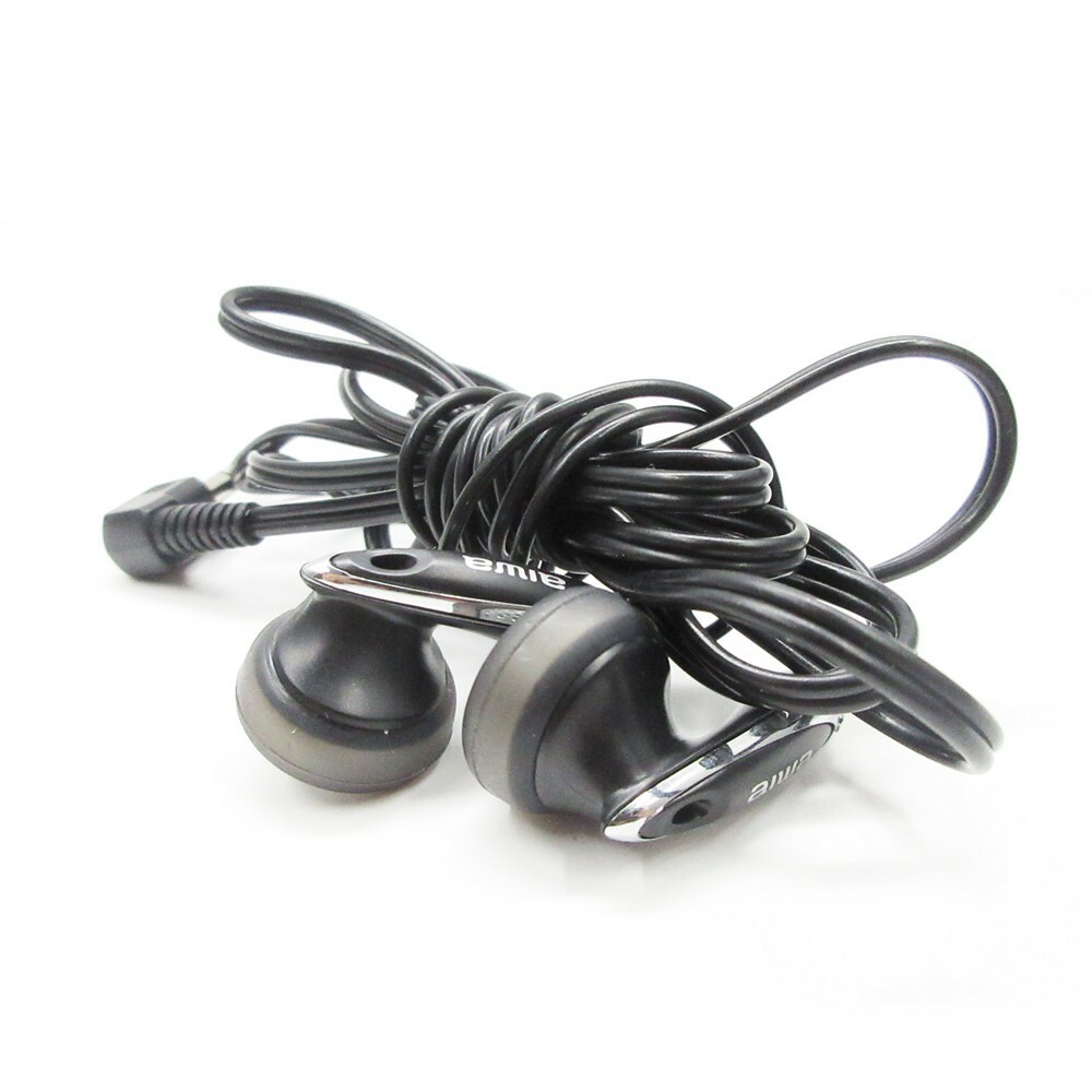 Aiwa HP-V161 Earbuds Flat Head Earphone V161 Pure CD Type Aiwa HP-V161 Earbuds Flat Head Earphone V161 Pure CD Type