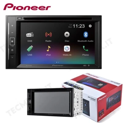 Autoradio Pioneer AVH-A240DAB 2 DIN 4 Canaux Bluetooth CD USB DAB+ Noir - Photo 1/4