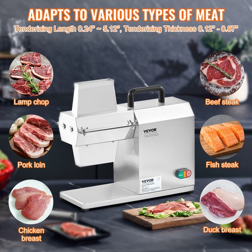 VEVOR 450W Commercial Electric Meat Beef Tenderizer Stainless Steel Kitchen Tool - Picture 4 of 12