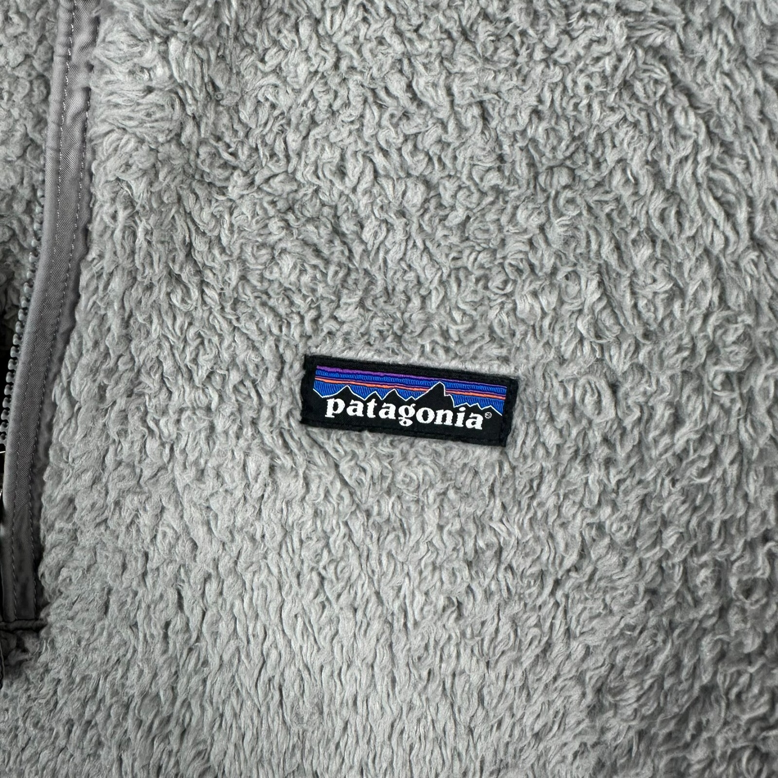 Patagonia Los Gatos 1/4-Zip Women's Size Small Drifter Grey Fleece High Pile thumbnail 3