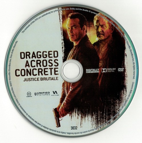 Dragged Across Concrete (DVD disc) Mel Gibson, Vince Vaughn
