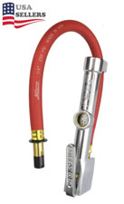 Milton S-504 Analog Tire Inflator with Pressure Gauge, 15" Hose Straight Head Ai